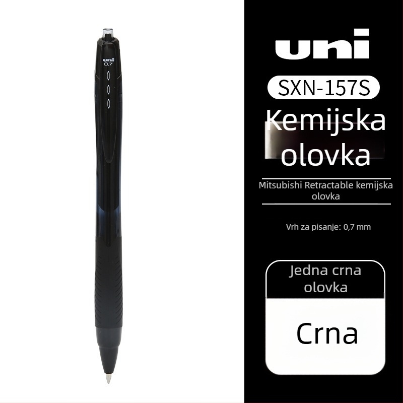 Uni Mitsubishi kuglična olovka 0,7 mm, pritisni mehanizam