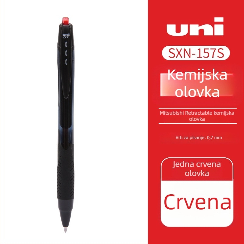 Uni Mitsubishi kuglična olovka 0,7 mm, pritisni mehanizam