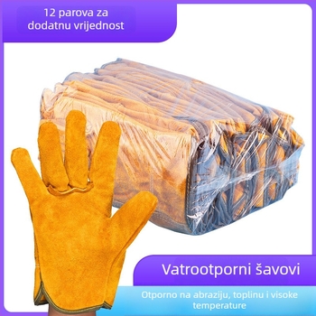 Taodun rukavice za zavarivanje od kože goveda – visoka temperatura otpornost, zaštita od opekotina, toplinska izolacija, otporne na habanje, za zavarivanje i mehaničku obradu