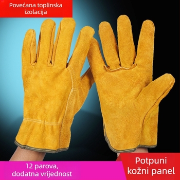 Taodun rukavice za zavarivanje od kože goveda – visoka temperatura otpornost, zaštita od opekotina, toplinska izolacija, otporne na habanje, za zavarivanje i mehaničku obradu