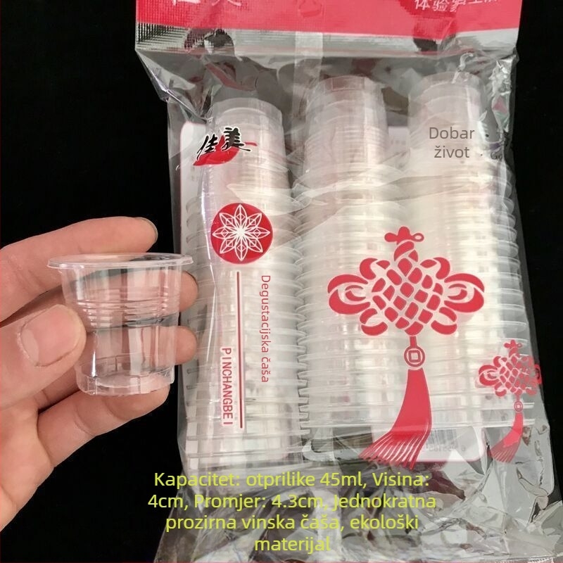 Lg Sakura čaša za viski sa oblikom lubanje, set od 3 komada, kapacitet 1–100 ml, staklena