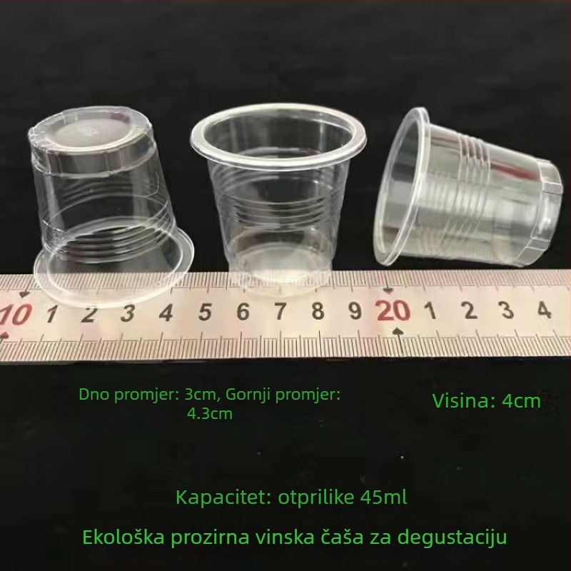 Lg Sakura čaša za viski sa oblikom lubanje, set od 3 komada, kapacitet 1–100 ml, staklena