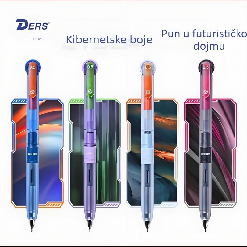 Delsh Gear Era 5111 Gel pero - Plastično kućište, Neizbrisivo, Materijal vrha: Ostali materijali