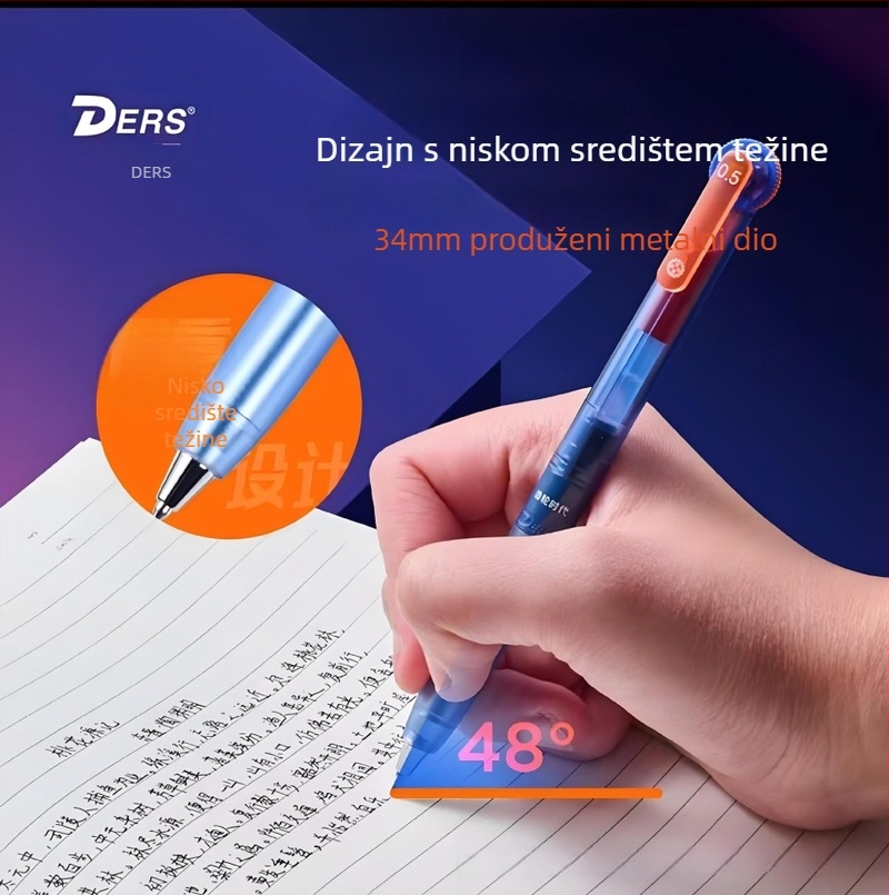Delsh Gear Era 5111 Gel pero - Plastično kućište, Neizbrisivo, Materijal vrha: Ostali materijali
