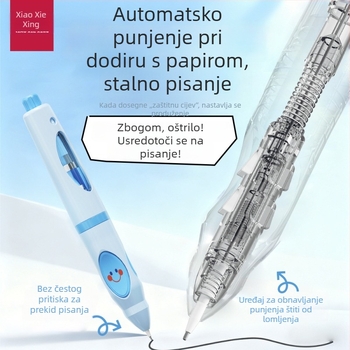 Lowercase Star mehanička olovka ZZW s automatskim podizanjem grafita, ergonomski grip, bez oštrenja