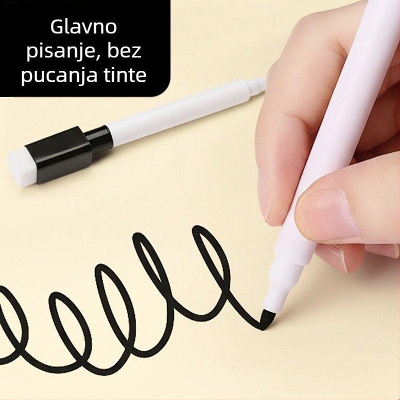 Rice rat D269-1 plastični marker za bijelu ploču s izbrisivom uljnom četkom i ne-magnetnom četkom