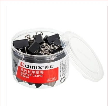 Qixin B3630 B3629 B3628 B3627 B3626 B3625 crni klips za dokumente 15-50 mm