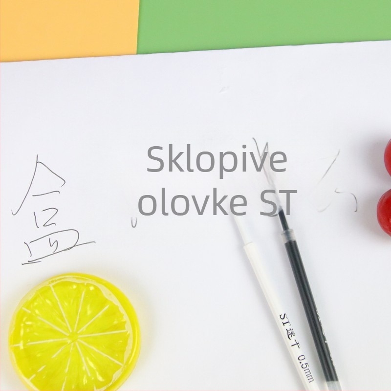 Refil za kemijsko pero Pulang Fang, plastika, širina linije 0,5 mm, univerzalna kompatibilnost s pritisknim perom, paket 24 kom