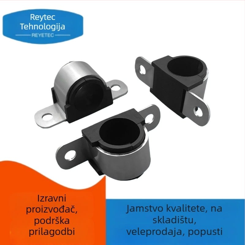 Galvanizirani U-oblik nosač cijevi mostnog tipa s protukorozijskom podloškom za kabelske i cijevne instalacije