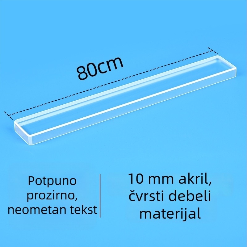 Duži klip za račune - prozirni akril, pritiskivač računa za šank, model 66040