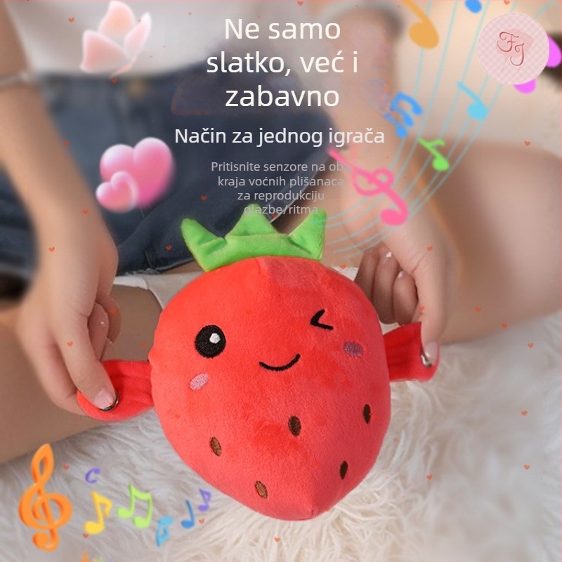 Plišana lutka u obliku banane za djecu: interaktivni ritmički klavir za kognitivno učenje i igru roditelj-dijete, uzrast 4–6 godina