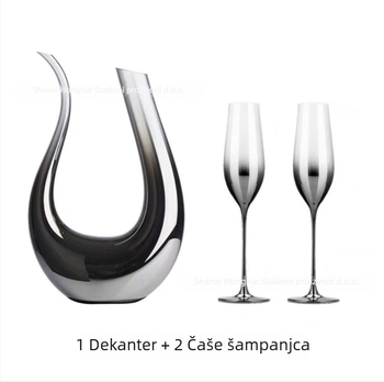 Vinska čaša, staklo, moderan minimalistički stil, prilagodljivo s ispisom logotipa, težina 150 g