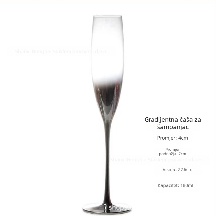 Vinska čaša, staklo, moderan minimalistički stil, prilagodljivo s ispisom logotipa, težina 150 g