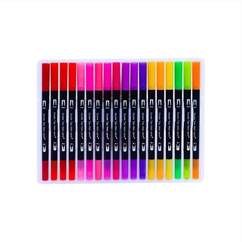 Marker s mekanim vrhom, dvostrani, perivi, za djecu — AL938706391870