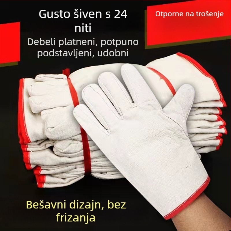 Rukavice za zavarivanje od armour canvasa, duljina 23 cm, težina 120 g, višekratne, za građevinsku industriju