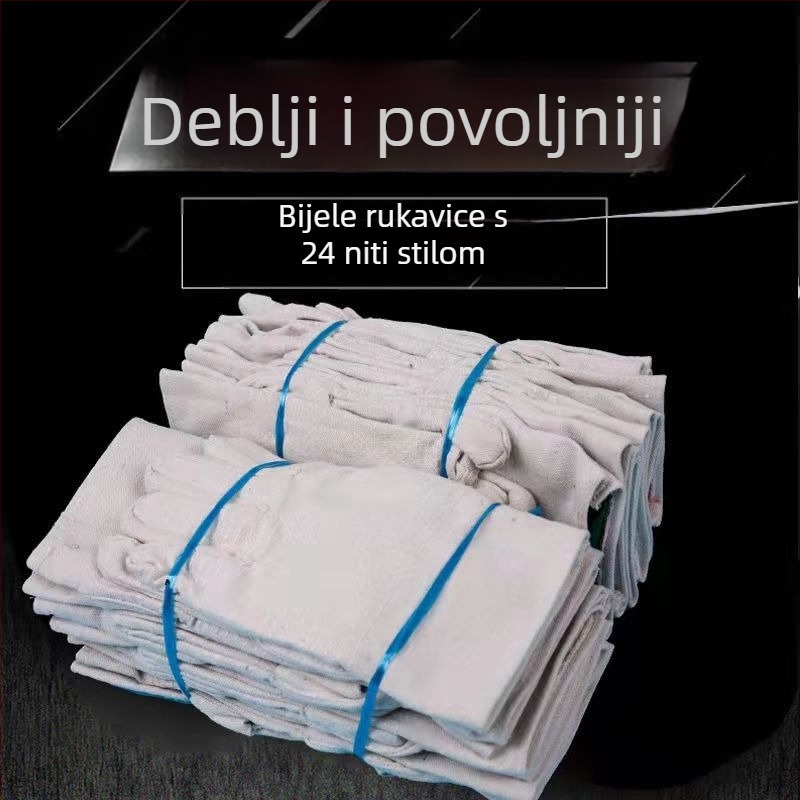 Rukavice za zavarivanje od armour canvasa, duljina 23 cm, težina 120 g, višekratne, za građevinsku industriju