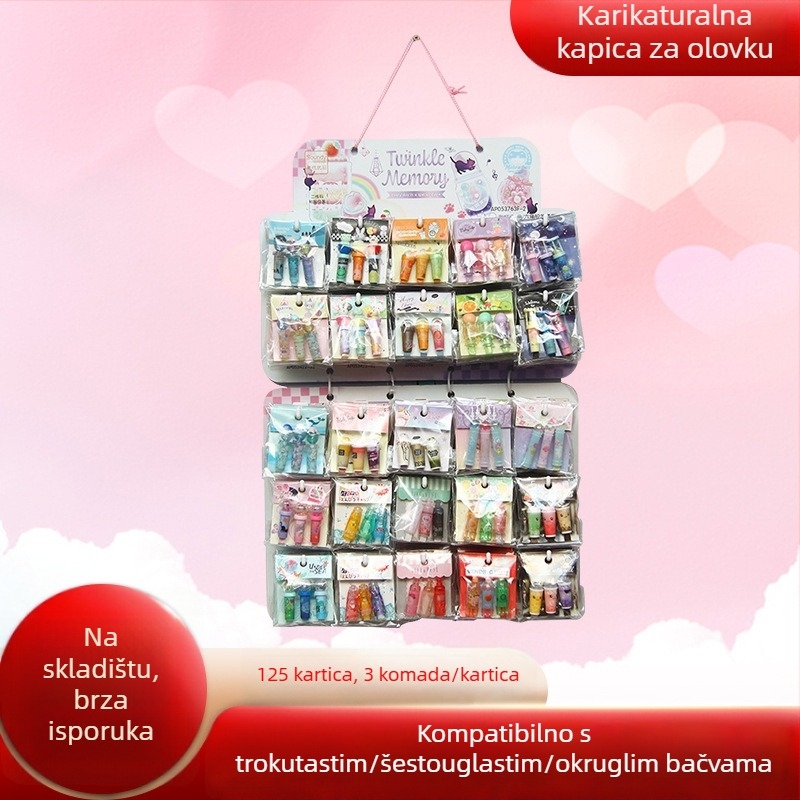 Soundy Plastični zaštitni kapak za olovku, 125 kom./6 setova, OPP vrećom pakiranje