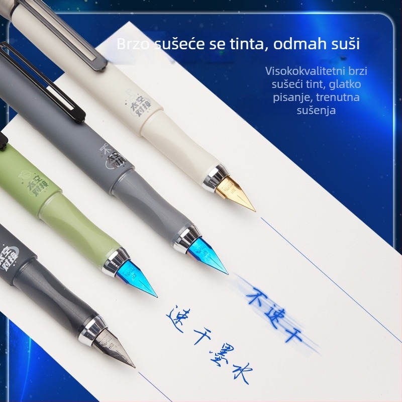 Pisaća kapsula svemirska, plastično kućište, 0,38 mm iridijev vrh, sustav mastila u vrećici, osnovno pakiranje