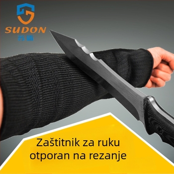 Protirezni zaštitnik za podlakticu, ojačan visokočvrstom poliesterskom vlaknom i čeličnom žicom, za vanjsku samoobranu