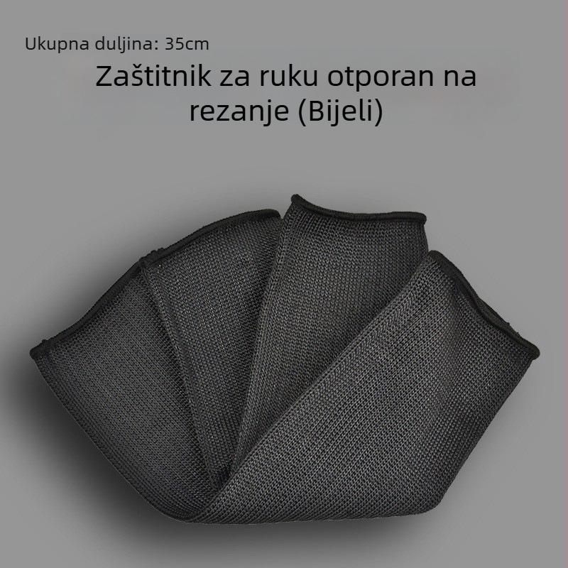 Protirezni zaštitnik za podlakticu, ojačan visokočvrstom poliesterskom vlaknom i čeličnom žicom, za vanjsku samoobranu