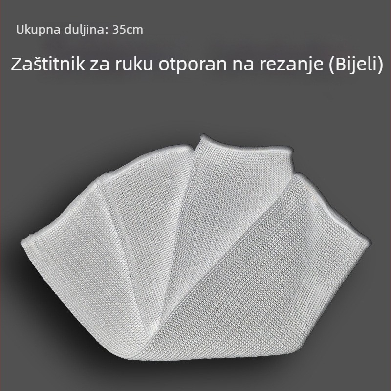 Protirezni zaštitnik za podlakticu, ojačan visokočvrstom poliesterskom vlaknom i čeličnom žicom, za vanjsku samoobranu