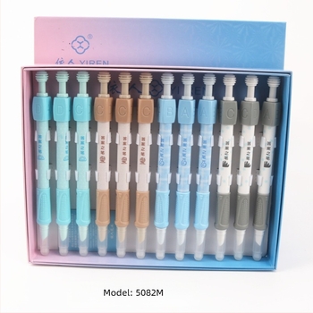 Izbrisivo rotirajuće pero s ink sustavom, plastično kućište, na kraju nehrđajući čelik, u kutiji, 12 komada po kutiji