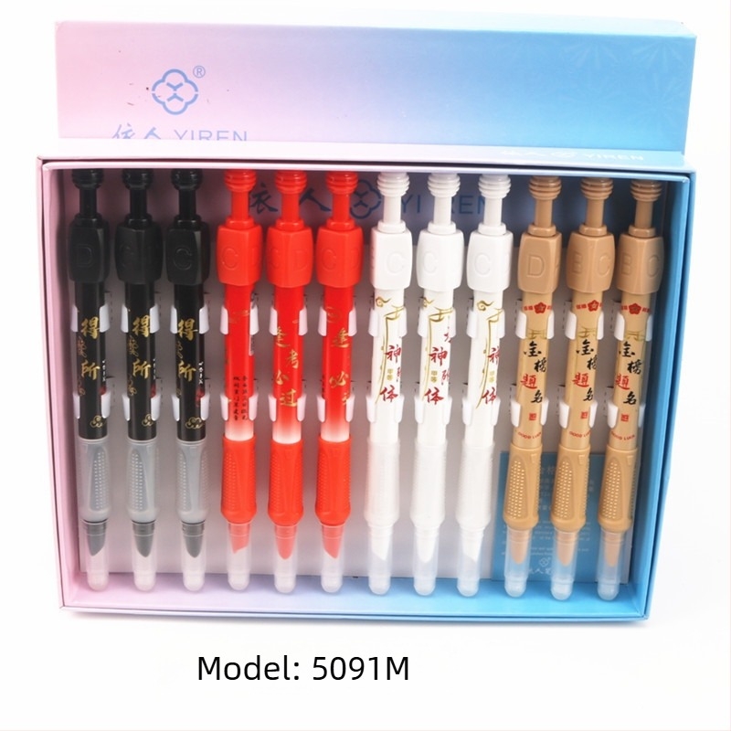 Izbrisivo rotirajuće pero s ink sustavom, plastično kućište, na kraju nehrđajući čelik, u kutiji, 12 komada po kutiji