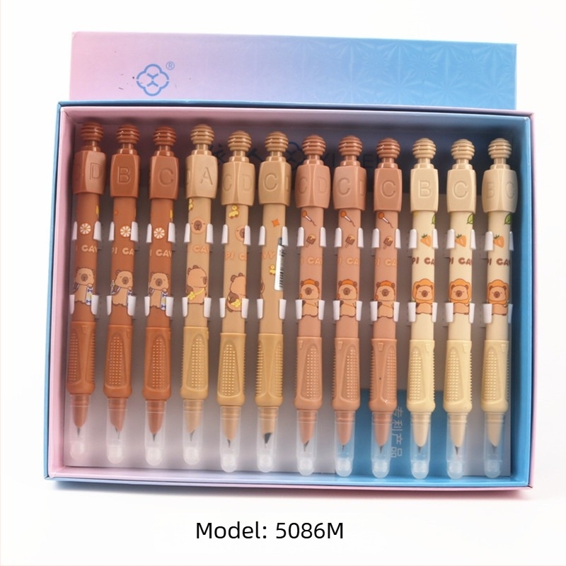 Izbrisivo rotirajuće pero s ink sustavom, plastično kućište, na kraju nehrđajući čelik, u kutiji, 12 komada po kutiji