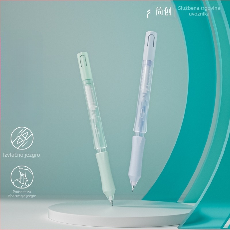 Pokretna olovka JC0601 s plastičnim kućištem, u kutiji, za crtanje, kontinuirano pisanje, mogućnost prilagodbe.