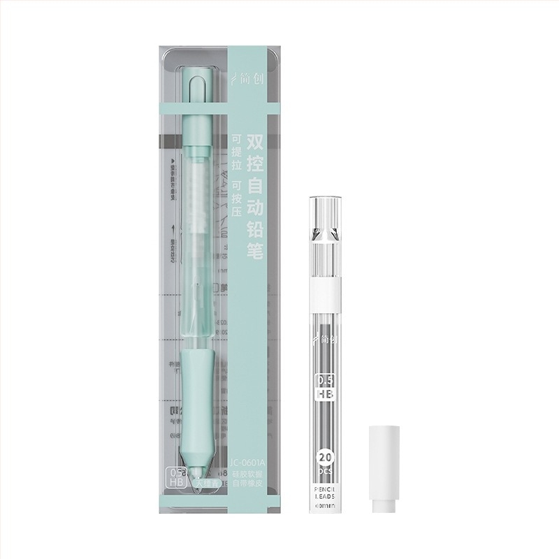 Pokretna olovka JC0601 s plastičnim kućištem, u kutiji, za crtanje, kontinuirano pisanje, mogućnost prilagodbe.