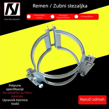 Buffalo odvodni lijevani željezni cijevni hoop – učvršćivač kopče, nominalni promjer 150, promjer učvršćivanja 150, kompatibilan DN50–DN250