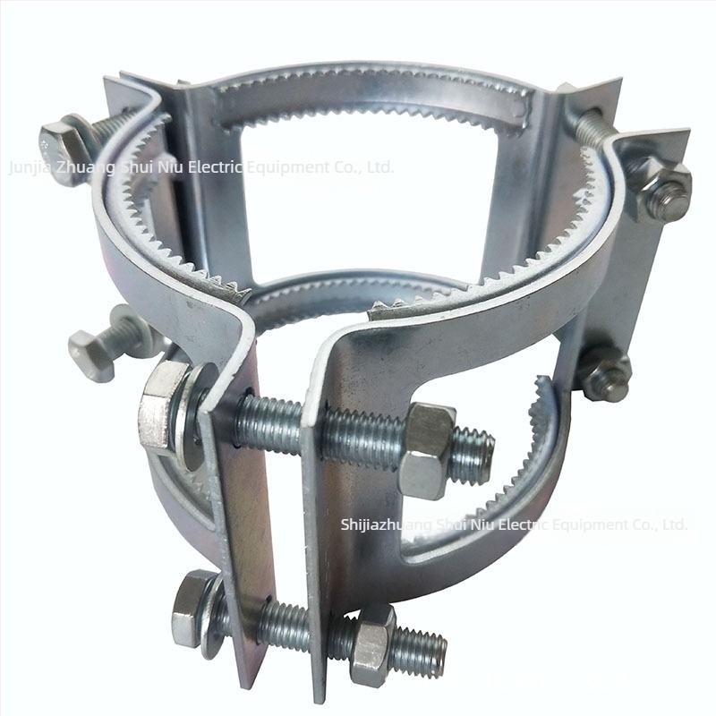 Buffalo odvodni lijevani željezni cijevni hoop – učvršćivač kopče, nominalni promjer 150, promjer učvršćivanja 150, kompatibilan DN50–DN250