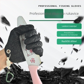 Latex rukavice za morski ribolov, otporne na posjekotine, višekratne upotrebe, za mamce i hvatanje ribe