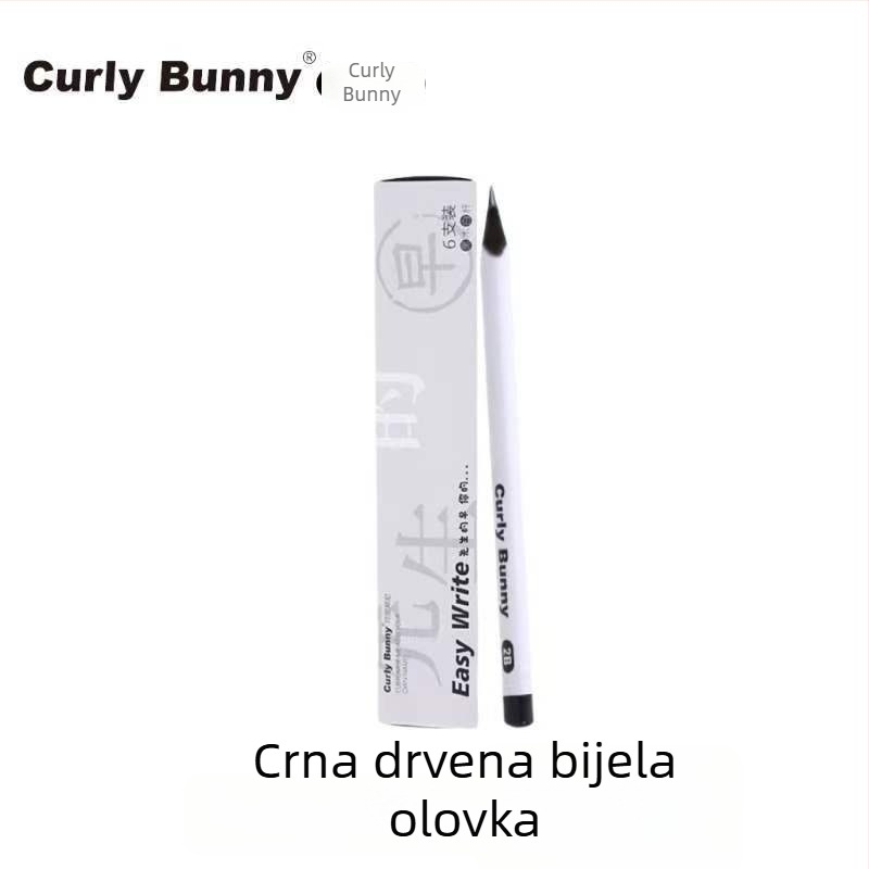 Trokutasta drvena olovka za korekciju držanja, HB, Basswood, za učenike osnovne škole