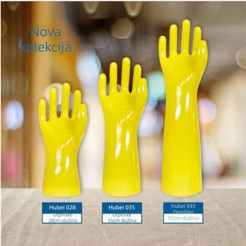 Industrijske PVC rukavice otporne na kiseline i baze, otporne na rezanje i ulje