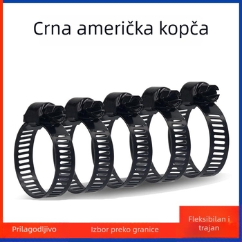 MY nehrđajući čelični stezaljka za cijevi, galvanizirana, križna prstenasta skoba, nominalni promjer 12–89 mm, promjer pričvršivanja 6–300 mm