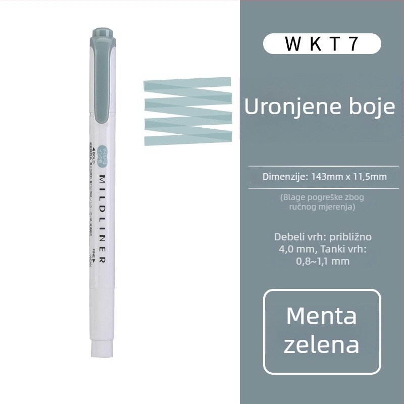 Zebra ZERBA WKT7 marker za isticanje za učenike (uvozno)