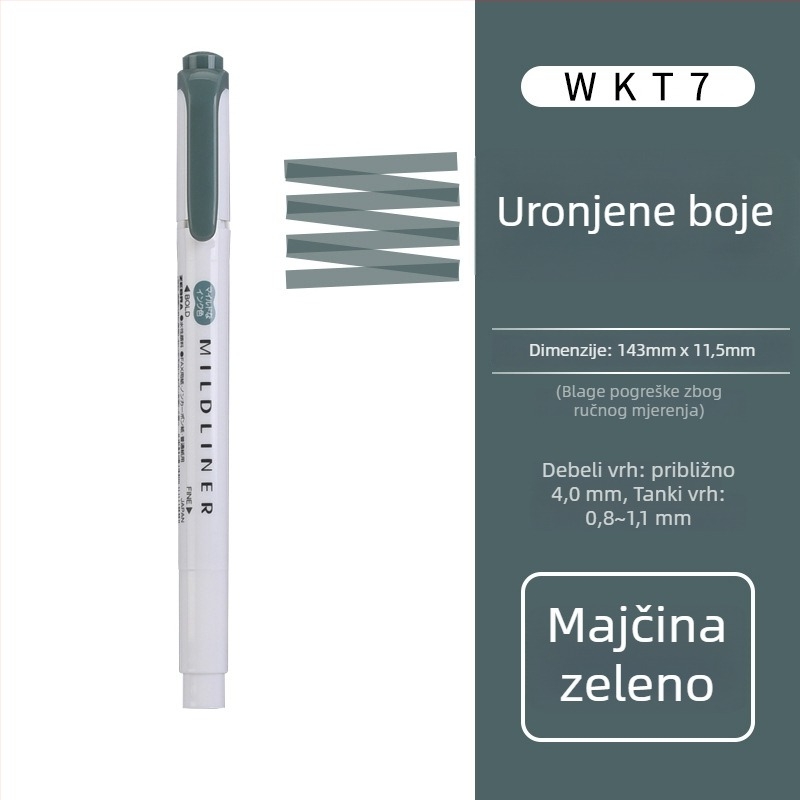 Zebra ZERBA WKT7 marker za isticanje za učenike (uvozno)