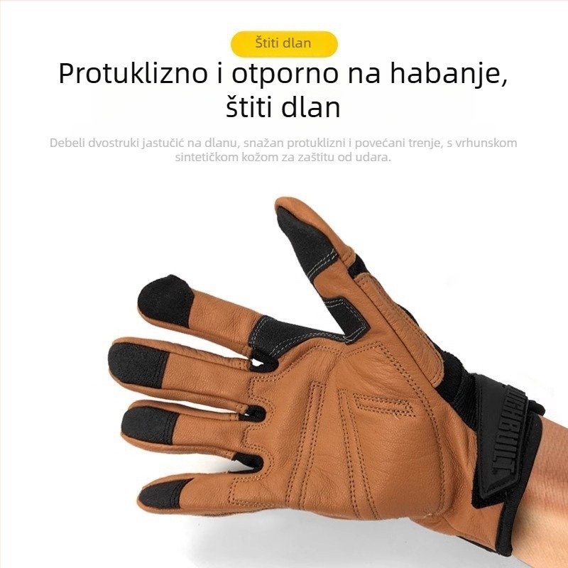 Mehaničke radne rukavice TB-G03 ToughBuilt – otporne na habanje, otporne na visoke temperature, otporne na rezanje, protuklizne