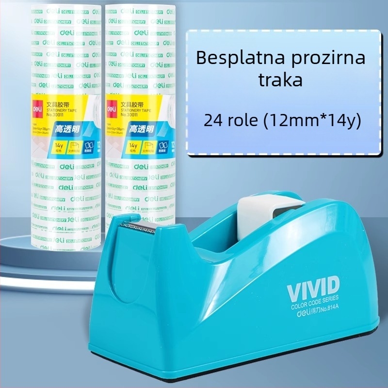 Dispenzer za ljepljivu traku – Model 814a, Plastično kućište, Širina trake do 22 mm, Neto težina 450 g