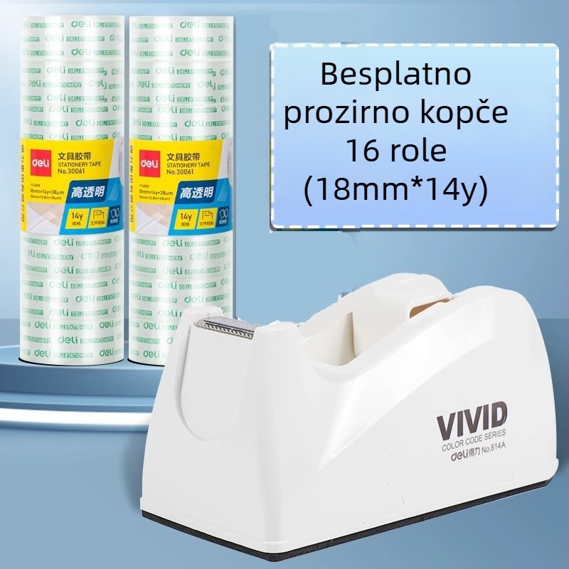 Dispenzer za ljepljivu traku – Model 814a, Plastično kućište, Širina trake do 22 mm, Neto težina 450 g