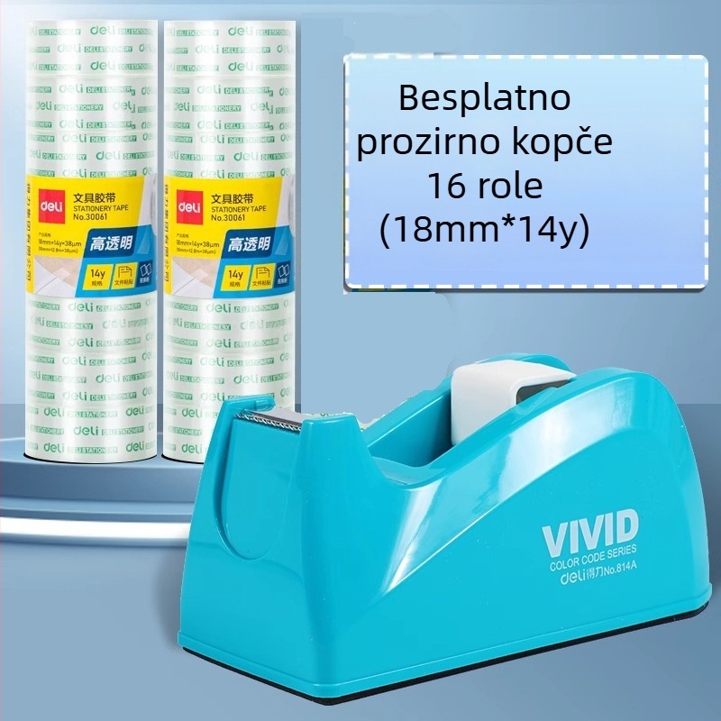 Dispenzer za ljepljivu traku – Model 814a, Plastično kućište, Širina trake do 22 mm, Neto težina 450 g