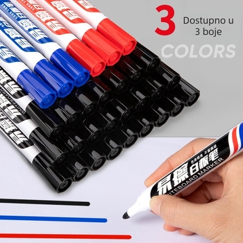 Brisal marker za bijelu ploču, ZUIXUA 0634, 1.0 mm, plastično kućište, za pisanje i crtanje.