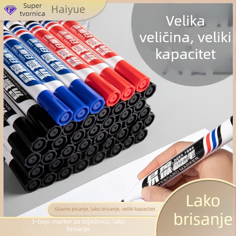 Brisal marker za bijelu ploču, ZUIXUA 0634, 1.0 mm, plastično kućište, za pisanje i crtanje.