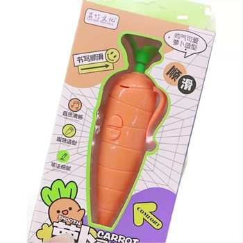 Pero za snimanje u obliku rotkvice za učenike, plastično kućište, 12 komada u kutiji, neizbrisivo, materijal vrha: drugi materijali