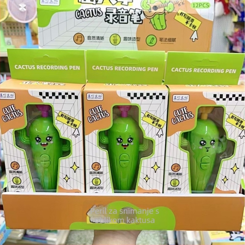 Pero za snimanje u obliku rotkvice za učenike, plastično kućište, 12 komada u kutiji, neizbrisivo, materijal vrha: drugi materijali