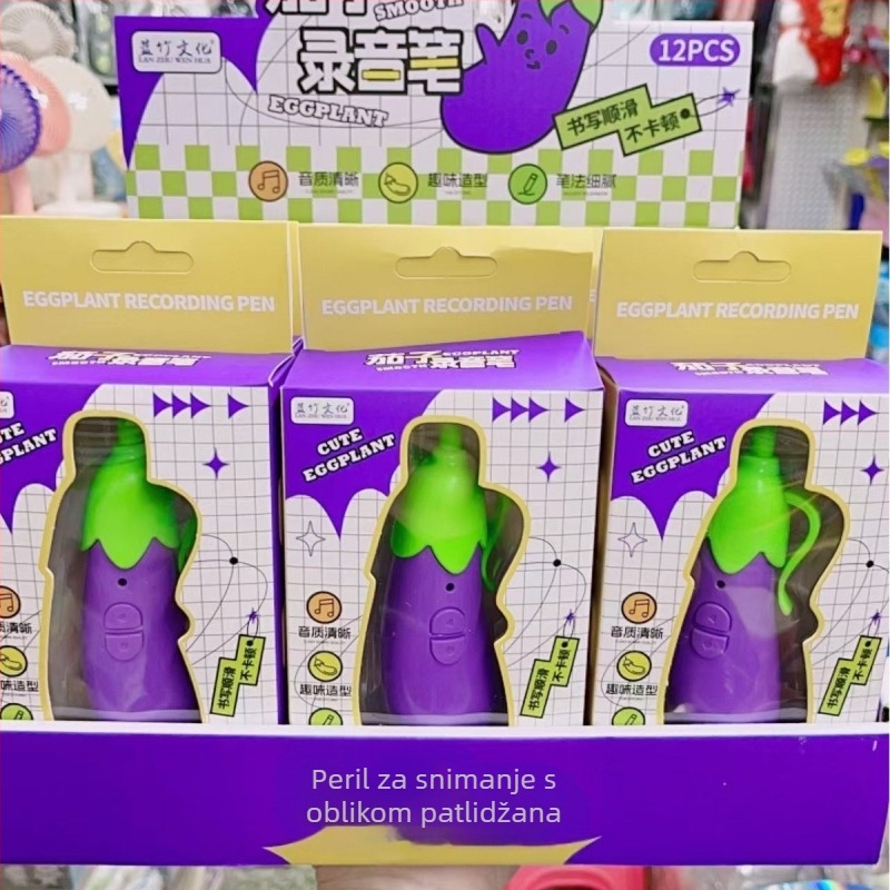 Pero za snimanje u obliku rotkvice za učenike, plastično kućište, 12 komada u kutiji, neizbrisivo, materijal vrha: drugi materijali