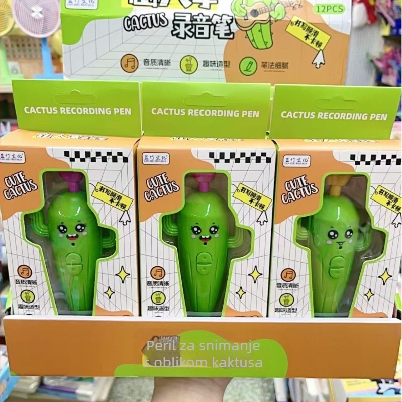 Pero za snimanje u obliku rotkvice za učenike, plastično kućište, 12 komada u kutiji, neizbrisivo, materijal vrha: drugi materijali