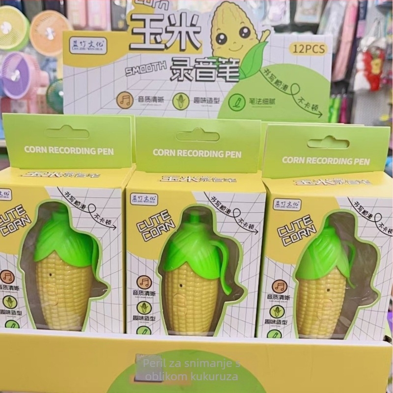 Pero za snimanje u obliku rotkvice za učenike, plastično kućište, 12 komada u kutiji, neizbrisivo, materijal vrha: drugi materijali