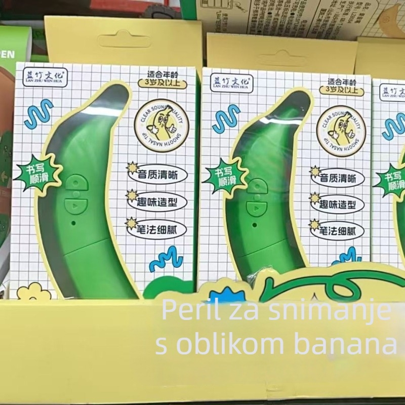 Pero za snimanje u obliku rotkvice za učenike, plastično kućište, 12 komada u kutiji, neizbrisivo, materijal vrha: drugi materijali